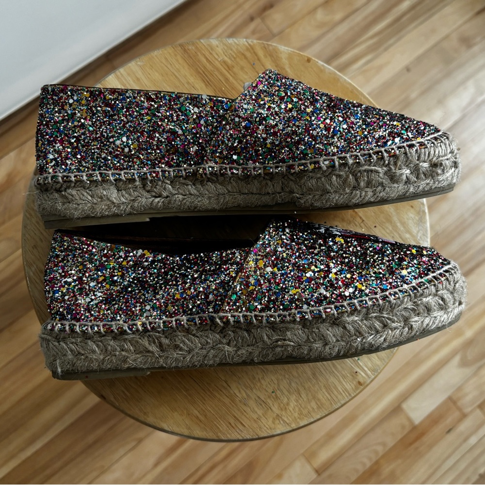 Chiara Ferragni Glitter Espadrille Size EU 39 - Picture 8 of 9